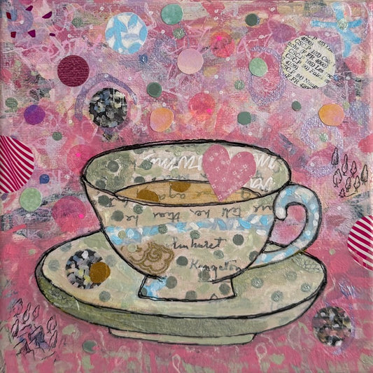 Cosmic cup | 6 x 6 | Canvas